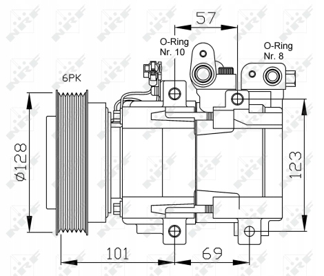 NRF 32204 Kompresor, klimatyzacja - 7