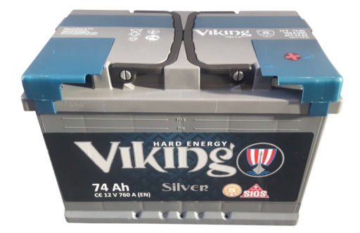 Батарея Viking Silver 12V 74Ah 760a - 1