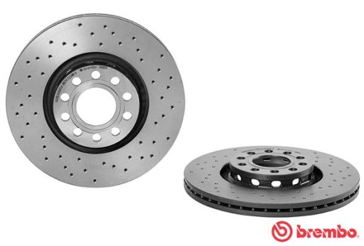 BREMBO XTRA TARCZE KLOCKI PRZÓD AUDI A6 C5 312MM - 3