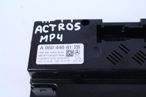 Перемикач панелі клімат-контролю MERCEDES ACTROS MP4 12R, - 6