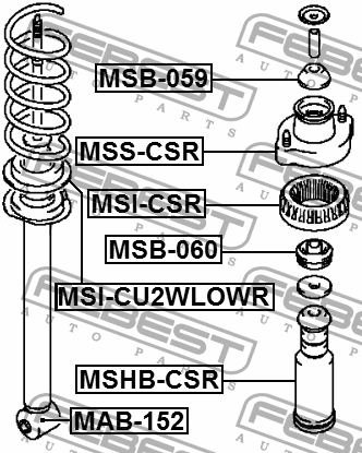 ПРУЖИННАЯ ШАЙБА MITSUBISHI COLT V 1.5 1.8 1300 - 6