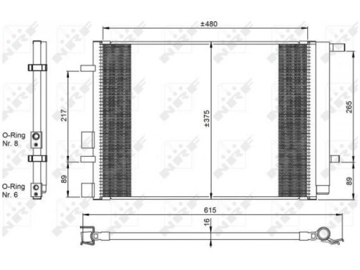 SKRAPLACZ KLIMATYZACJI HYUNDAI i20 1.2-1.6 08-10 - 2