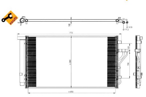 Конденсатор, кондиционер NRF 35998 - 6