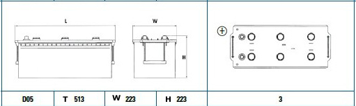 АКУМУЛЯТОР 180A 1000A EXIDE EG1803 EXIDE - 2