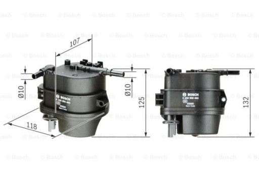 Bosch 0 450 906 460 паливний фільтр - 6