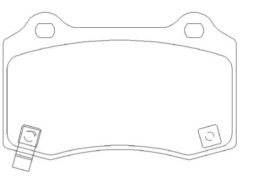 BREMBO P 11 024 Комплект гальмівних колодок - 1