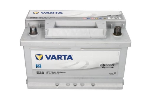 Аккумулятор VARTA 12V 74AH/750A SILVER DYNAMIC p+ - 3