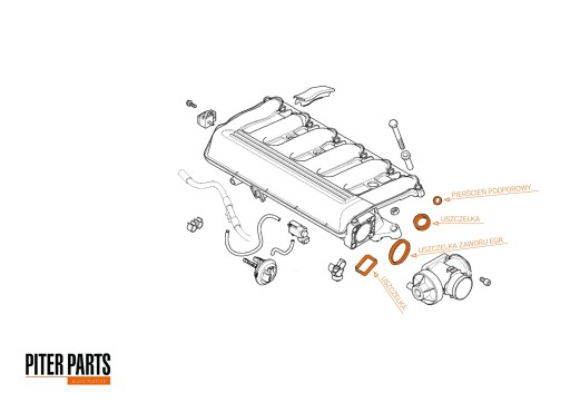 Ковпачки колектора 33 мм 6шт компл BMW E46 E60 E90 - 6