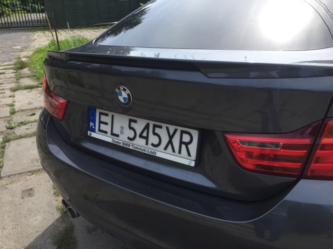 BMW 4 F36 Gran COUPE спойлер Волан спойлер грунтовка - 3