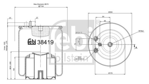 MIECH PODUSZKA ZAWIESZENIA 38419 FEBI BILSTEIN - 2