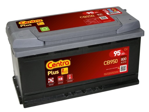 ЦЕНТРИ ПЛЮС CB950 95AH 800A P + АКУМУЛЯТОР - 1