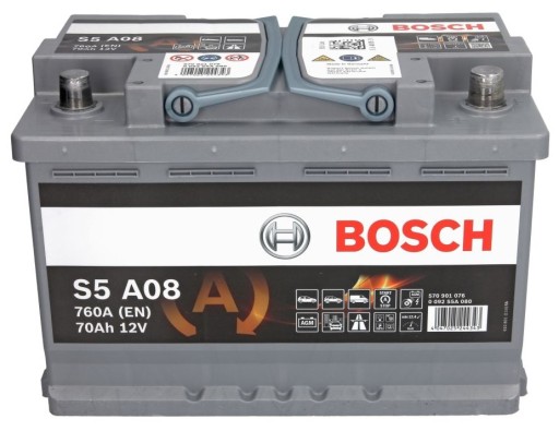 Акумулятор BOSCH 0 092 S5A 080 - 13