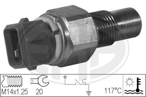 Датчик температури охолоджуючої рідини ERA 330160 - 2