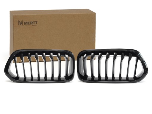 Atrapa nerki grill BMW X2 F39 czarny połysk 18+ - 1