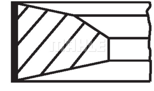 MAHLE PIERŚCIENIE TŁOKOWE 061RS001130N0 - 2