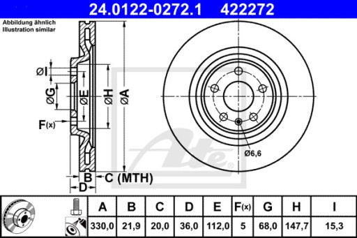 ATE CERAMIC TARCZE+KLOCKI P+T AUDI A6 C7 A7 4G 345 - 8