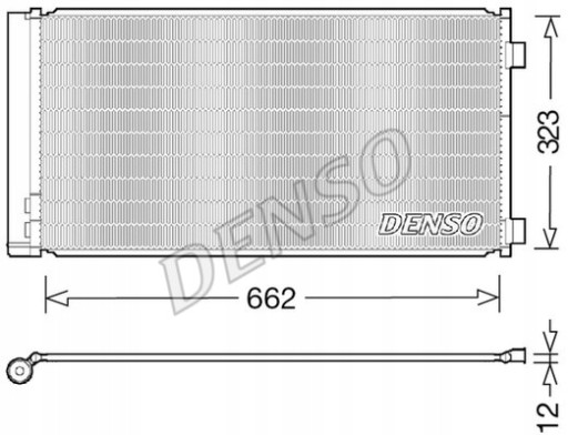 DENSO CHŁODNICA KLIMATYZACJI DCN05103 - 3