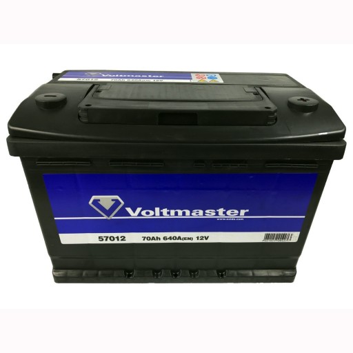 AKUMULATOR VOLTMASTER 57012 12V 70Ah 640A P+ - 1