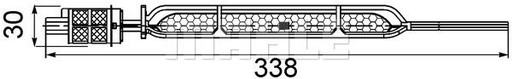 Mahle AD 98 000s осушувач повітря, Кондиціонер MAHLE ORIG - 4