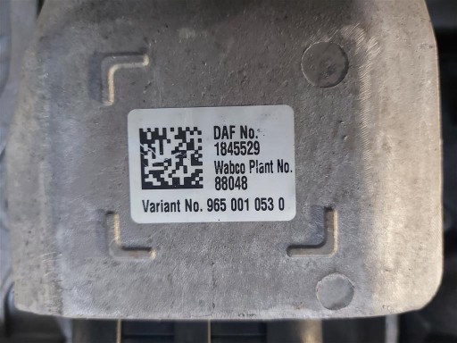 Płyta Halmulca Pedały Zawór DAF XF 106 EURO6 2013- - 3