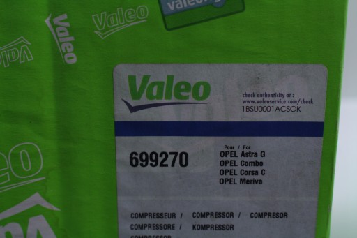 Kompresory klimatyzacji VALEO 699270 + Gratis - 7