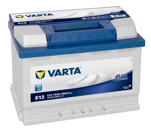 Акумулятор Varta BLUE 74Ah 680a E12 - 1