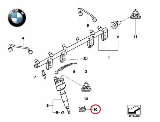 BMW OE стартер системи уприскування палива N43 N53 ASO - 2