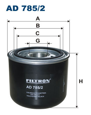 Filtron AD 785/2 картридж осушувача повітря, instal - 1