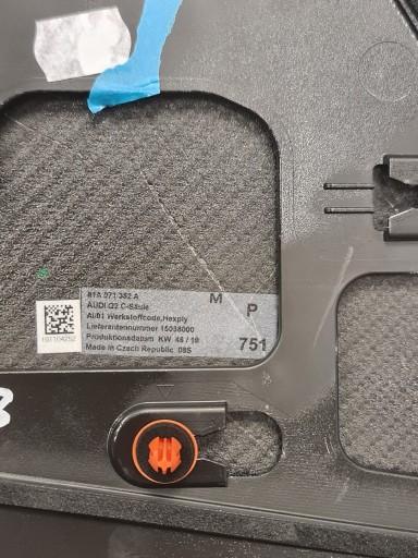 Накладка на боковую панель Audi Q2 CARBON - 5