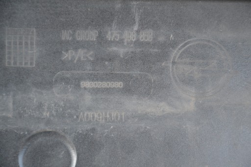 Opel Corsa F 19- zderzak przód PDC 9830280980 igła - 9
