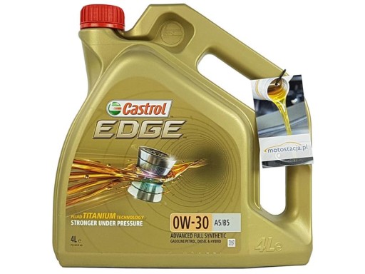 CASTROL EDGE 0W30 A5/B5 6L+FILTR OLEJU OE662/3 - 5