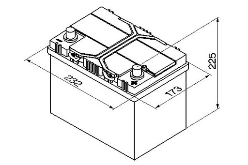 AKUMULATOR CENTRA FUTURA 65 AH, 580A, CA 654 - 3