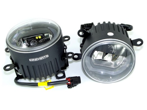 ŚWIATŁA LED OKRĄGŁE DRL HALOGEN 2W1 CREE RENAULT - 3