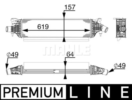 Повітряний охолоджувач INFINITI Q50 13 - - 2