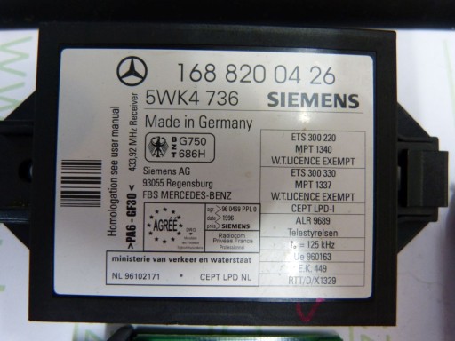 Кодування ключа Mercedes A160-Mielec - 2