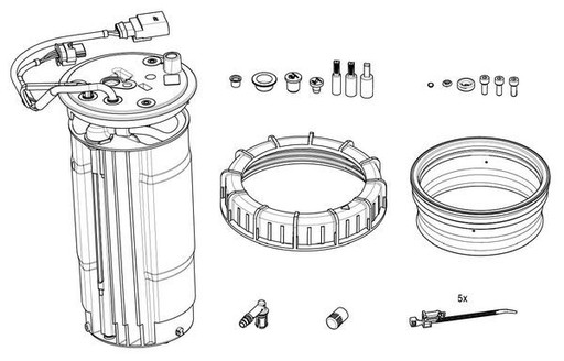 F.01c.600. 228 BOSCH компонент дозуючого модуля DeNOx, нагрівання бака p - 2