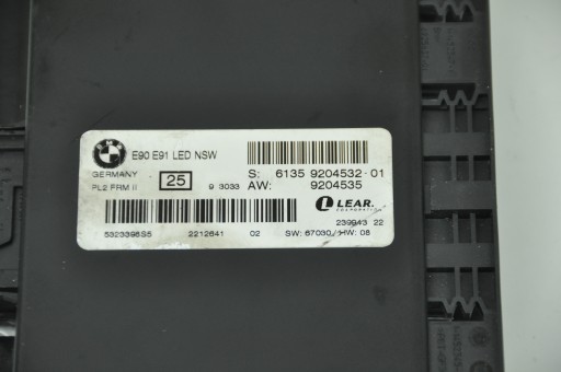 BMW E90 E91 PL2 FRM II світлодіодний модуль 9204532 - 3