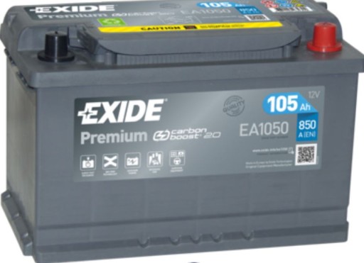 Стартовий акумулятор EXIDE EA1050 - 9