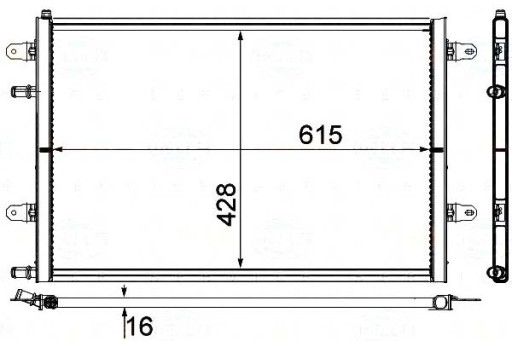 Інтеркулер BEHR HELLA 4f0145804e 4f0145804k U7326 - 1