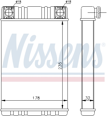 72028 Nissan нагрівач MERCEDES C W203 02- - 7