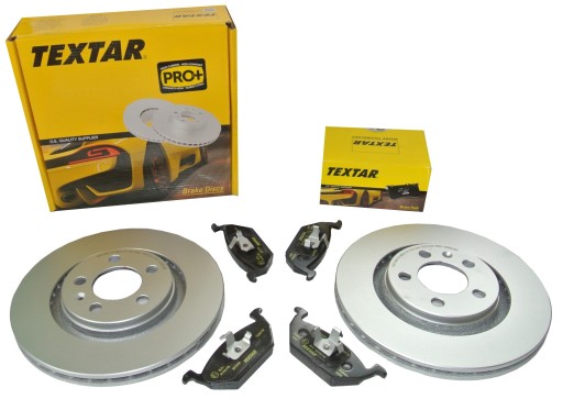 TEXTAR TARCZE KLOCKI PRZÓD MITSUBISHI L200 294MM - 1