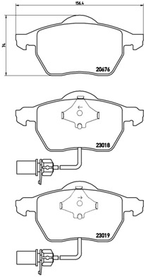 BREMBO XTRA TARCZE KLOCKI PRZÓD AUDI A6 C5 312MM - 4