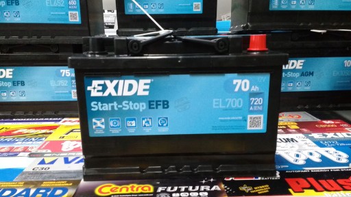 Акумулятор EXIDE 12V 70AH / 760A START & STOP P+ - 8