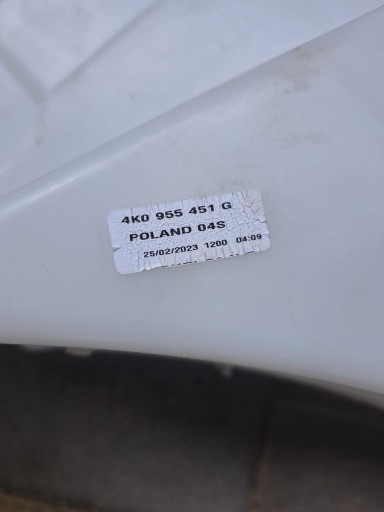 AUDI A6 A7 C8 2019-24 рік 4k0955451g бачок омивача - 3