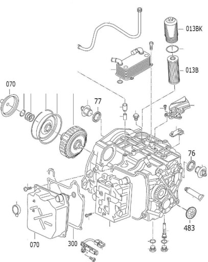 Коробка передач DQ500 0BT 0bh Audi A3 TT Q3 - 2