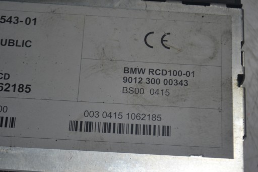 Радіо BMW 3 E90/E91 / E92 / E93 2005 6987692 - 12
