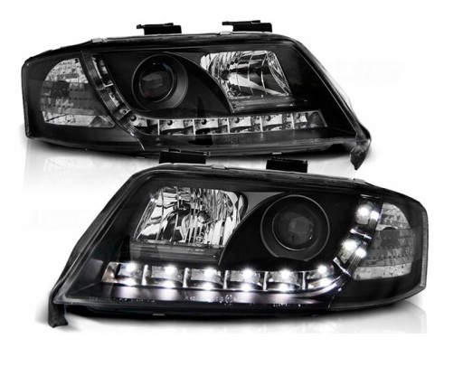 Reflektor Lampa kpl Led Black Audi a6 C5 4b 97-01 - 2