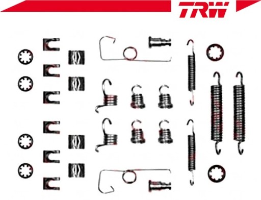 МОНТАЖНИЙ КОМПЛЕКТ ГАЛЬМІВНИХ КОЛОДОК [TRW] - 2