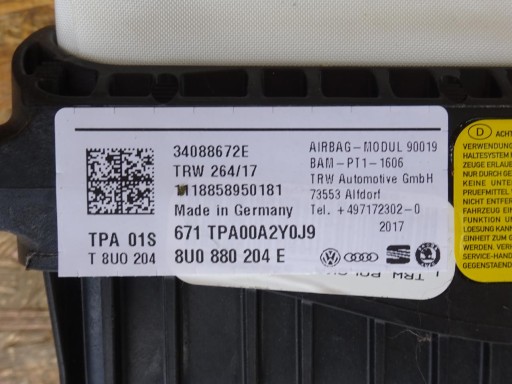 AUDI Q3 8U ліфт дошка консолі подушки S-LINE - 16