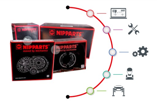 Комплект проводов зажигания Nipparts J5383009 - 2